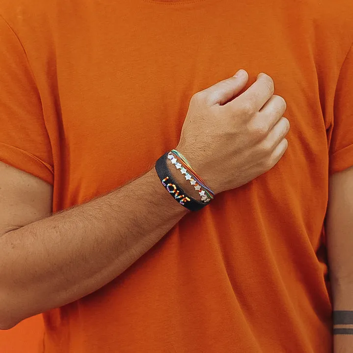 Woven Seed Bead Love Bracelet sold by Pura Vida product image thumbnail 3