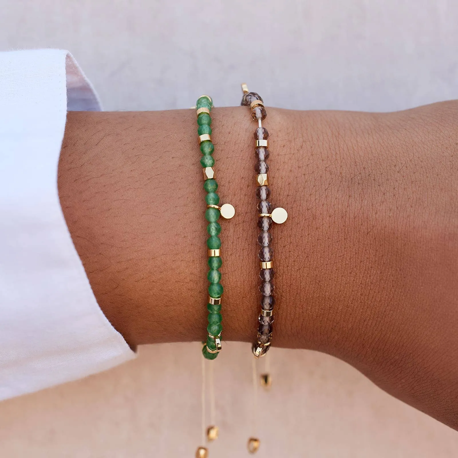 Jade Beaded String Bracelet sold by Pura Vida product image thumbnail 5
