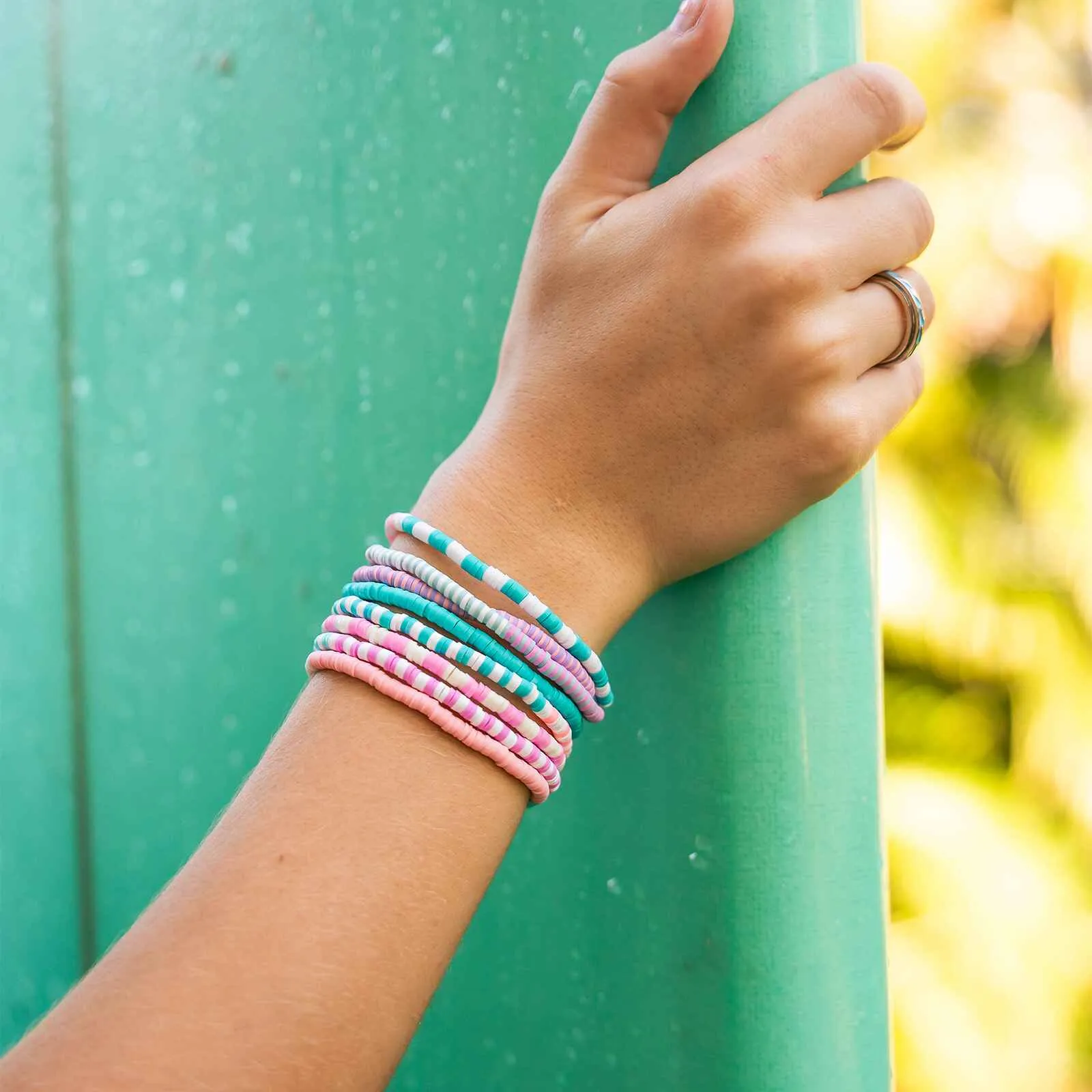 Spring Break Stretch Bracelet Set of 8 sold by Pura Vida product image thumbnail 3