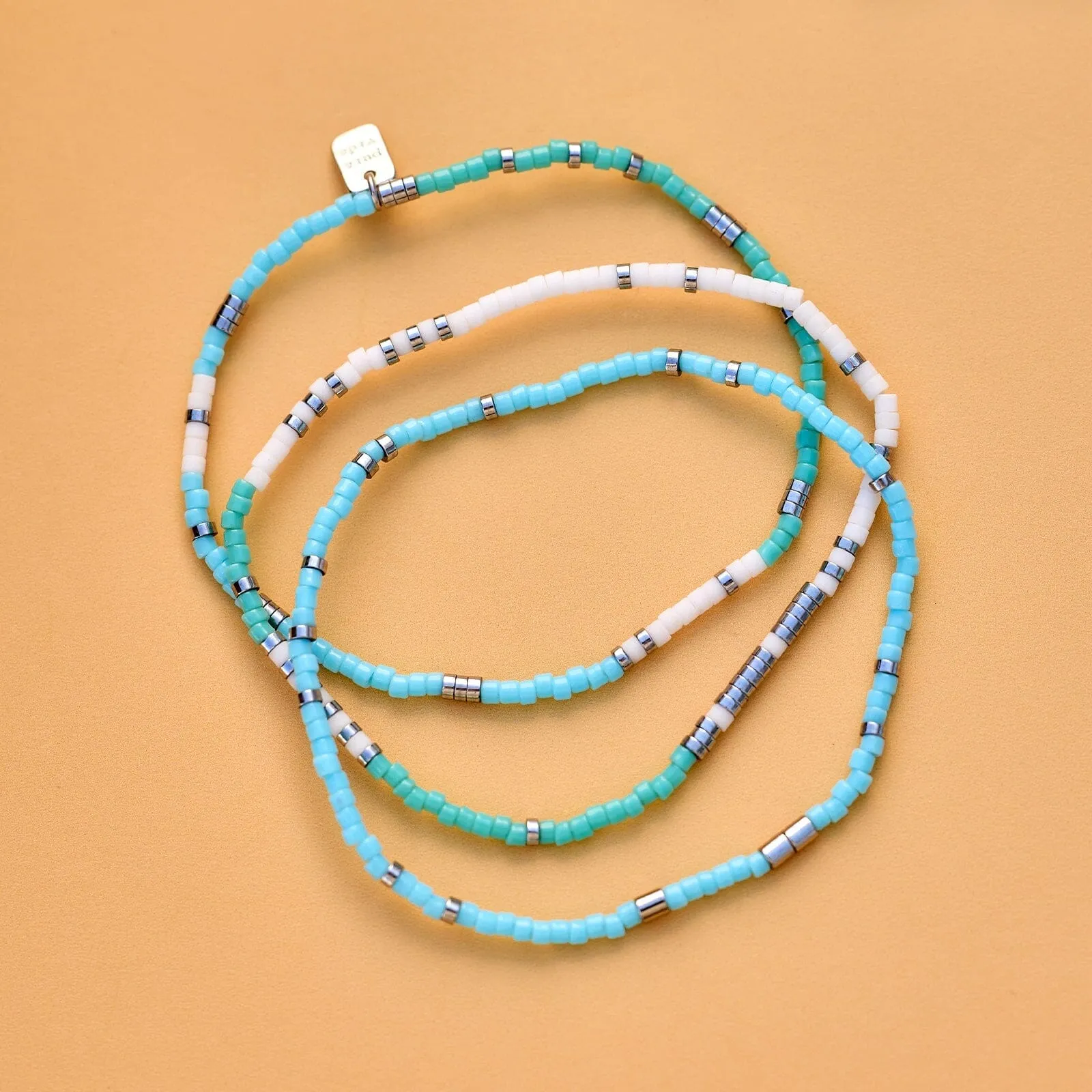 Seafoam Dream Stretch Bracelet Set of 3 sold by Pura Vida product image thumbnail 3