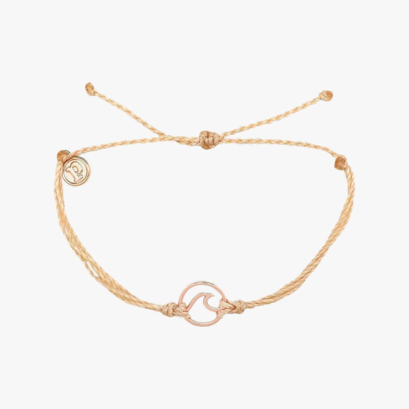 Rose Gold Wave Charm sold by Pura Vida