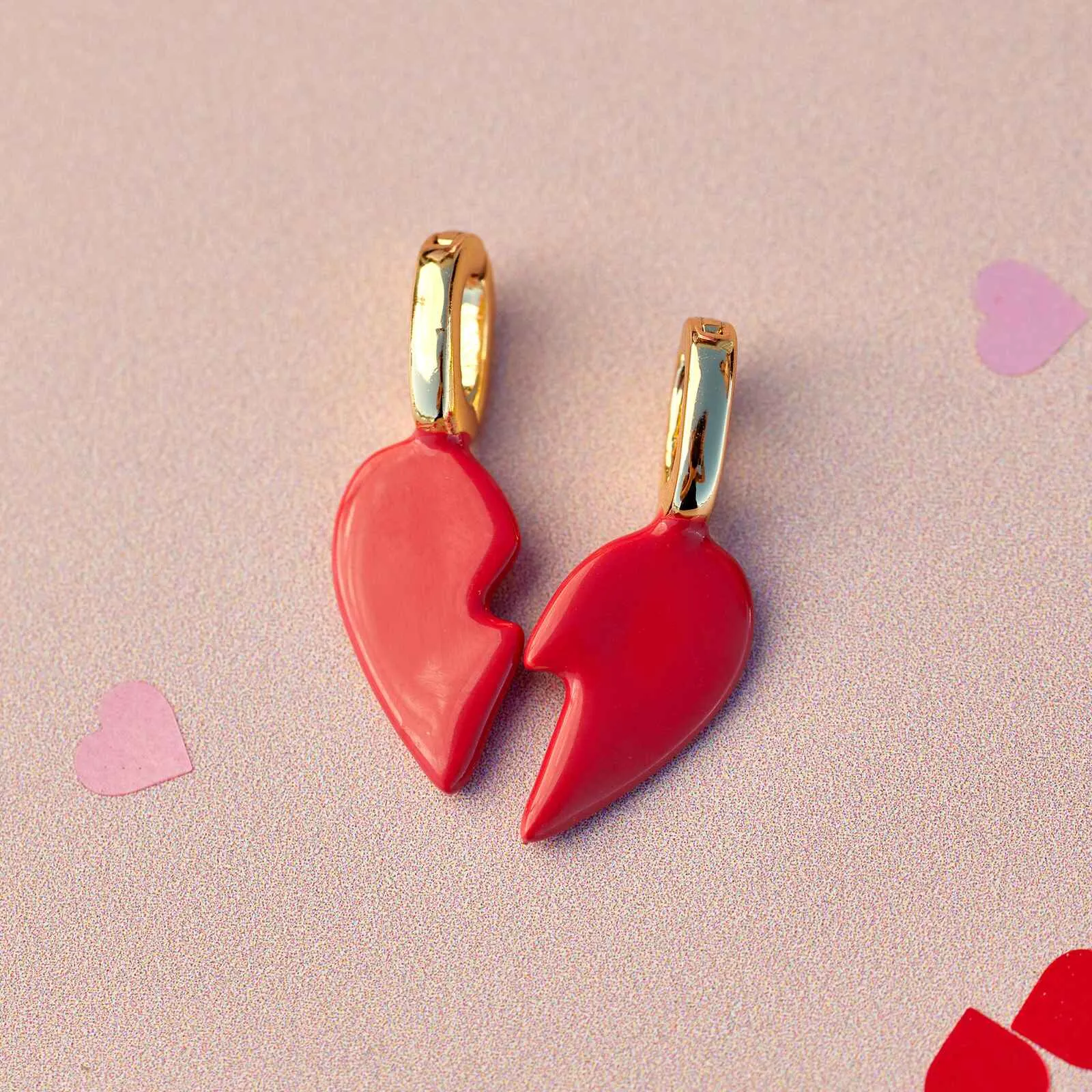 Harper Enamel BFF Heart Charm Set sold by Pura Vida product image thumbnail 2