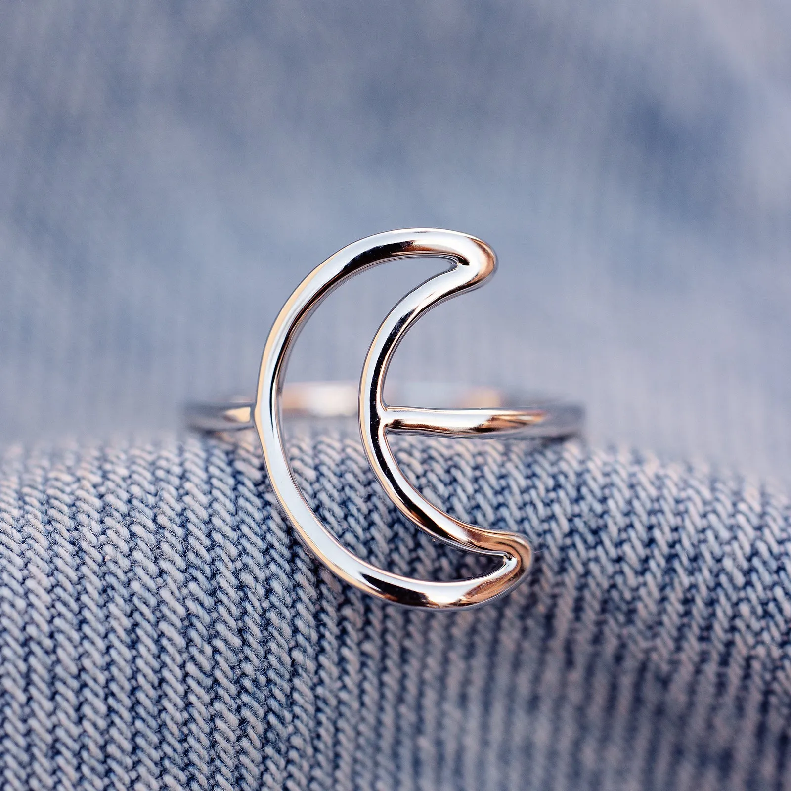 Oversized Crescent Ring sold by Pura Vida product image thumbnail 4