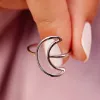 Oversized Crescent Ring sold by Pura Vida