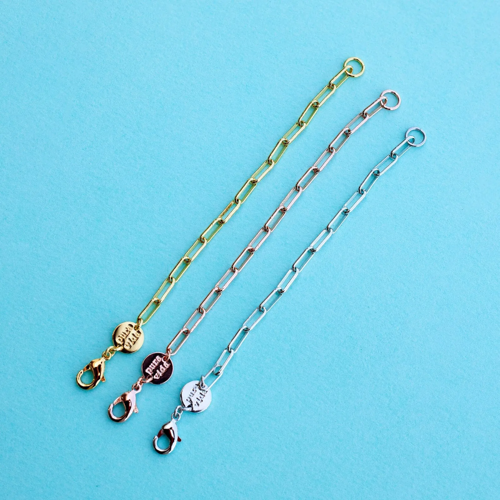 Paperclip Chain Necklace Extender sold by Pura Vida product image thumbnail 4