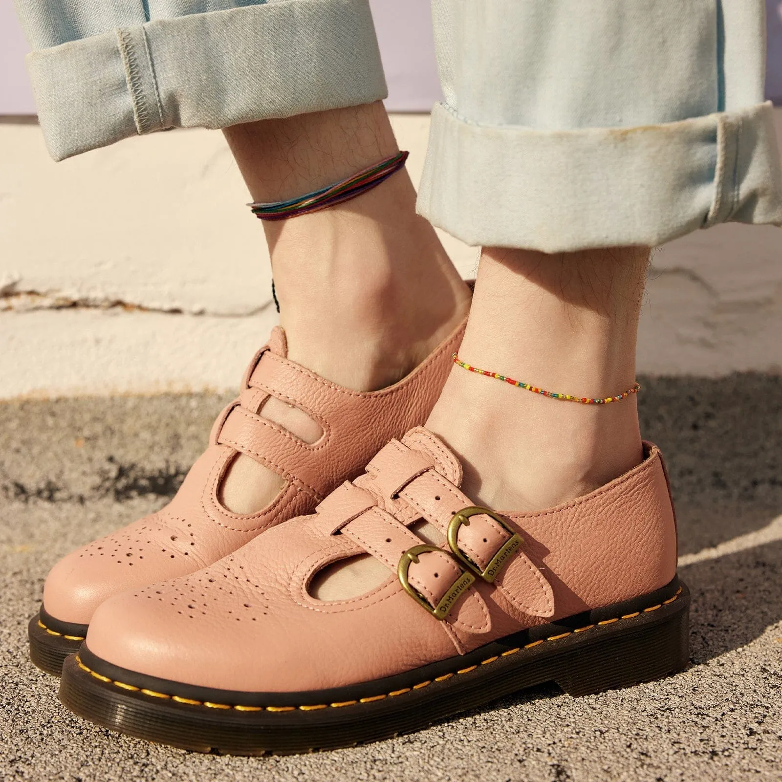 Rainbow Bead Stretch Anklet sold by Pura Vida product image thumbnail 3