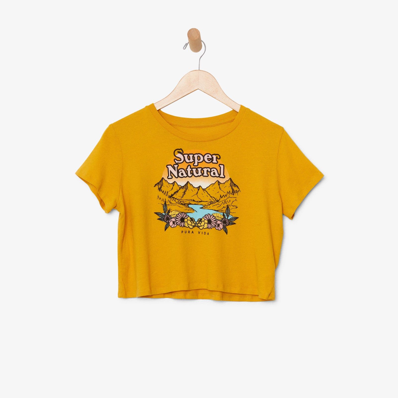 Super Natural Crop Tee sold by Pura Vida product image thumbnail 2