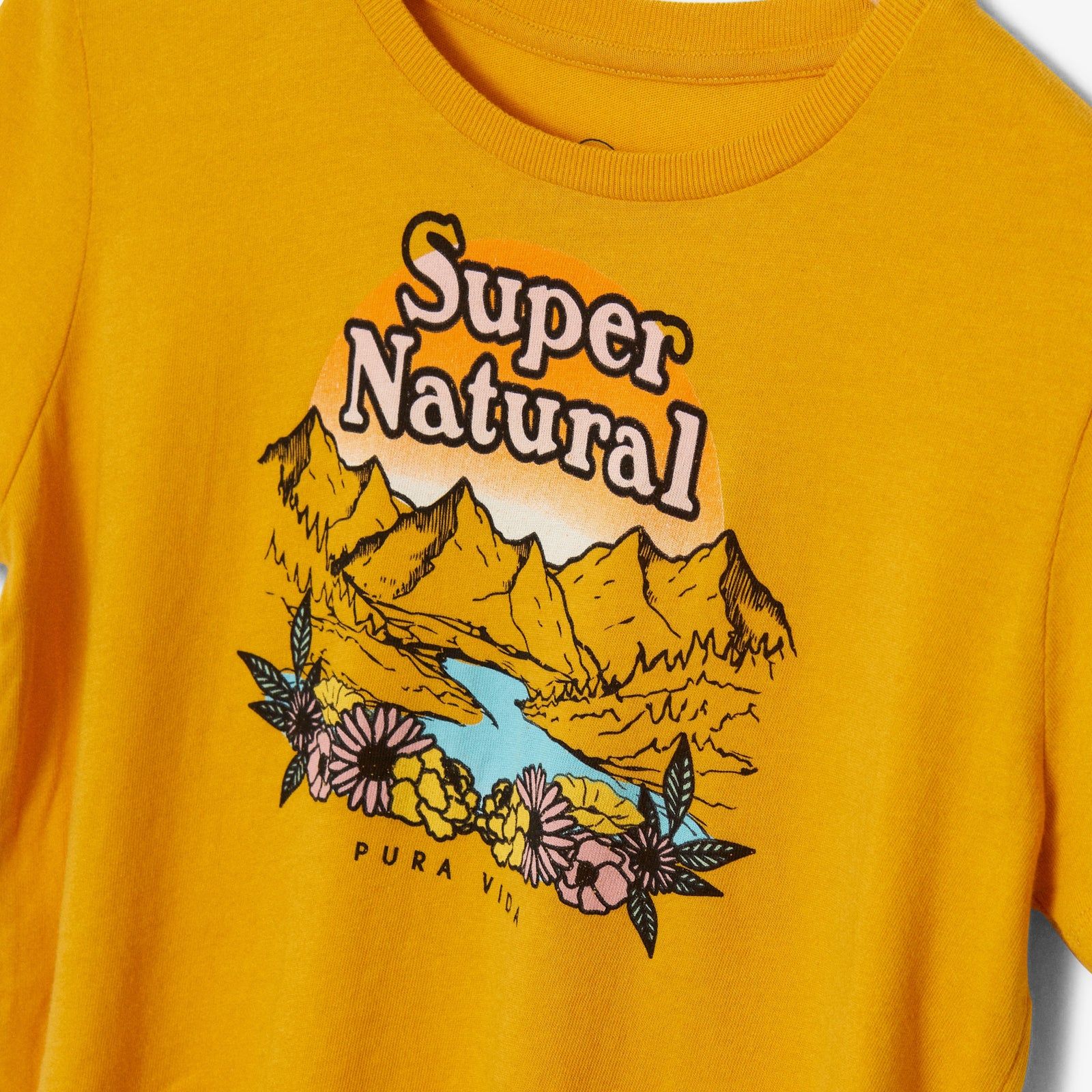 Super Natural Crop Tee sold by Pura Vida product image thumbnail 4