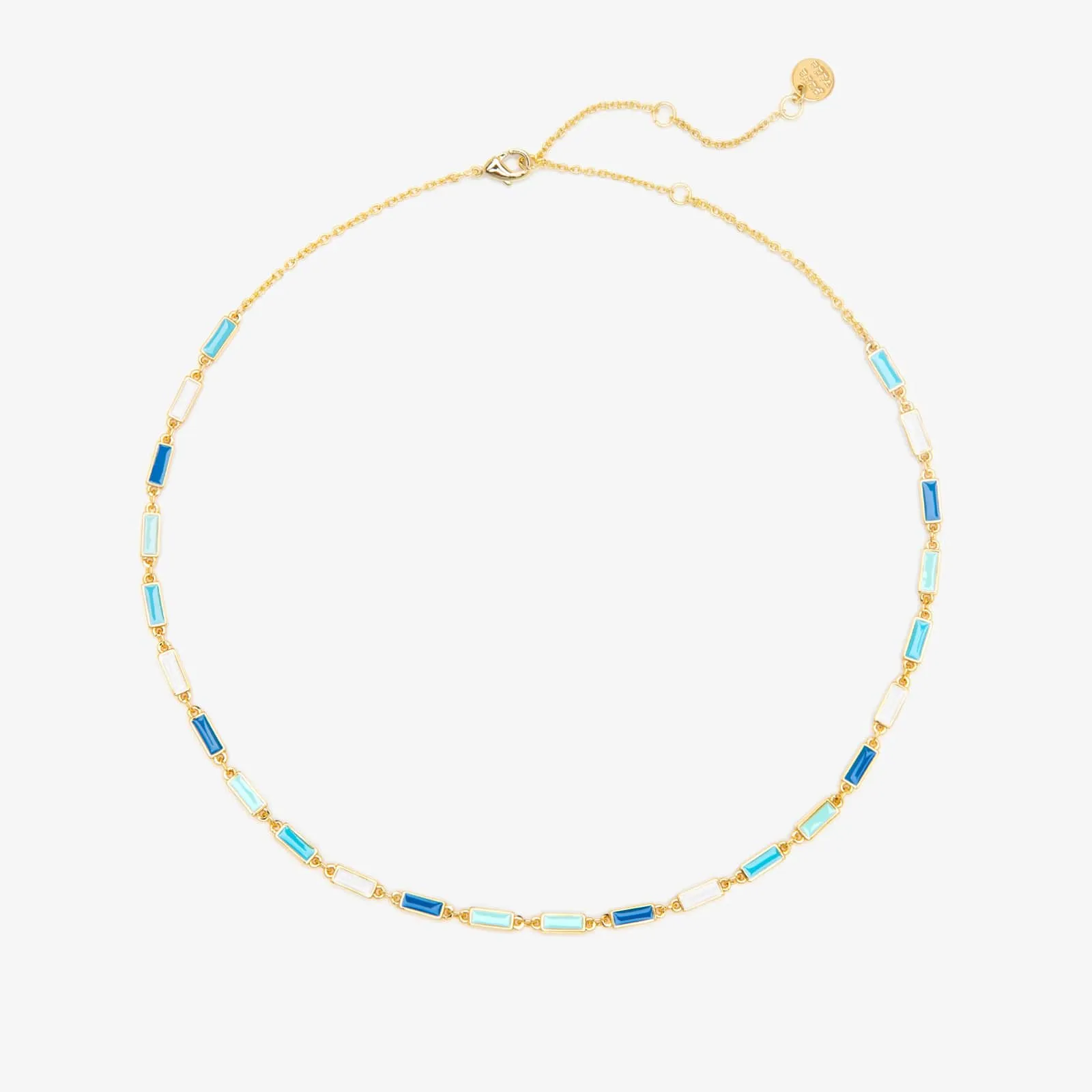 Enamel Bar Chain Choker sold by Pura Vida