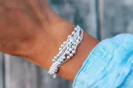Platinum White Bracelet sold by Pura Vida
