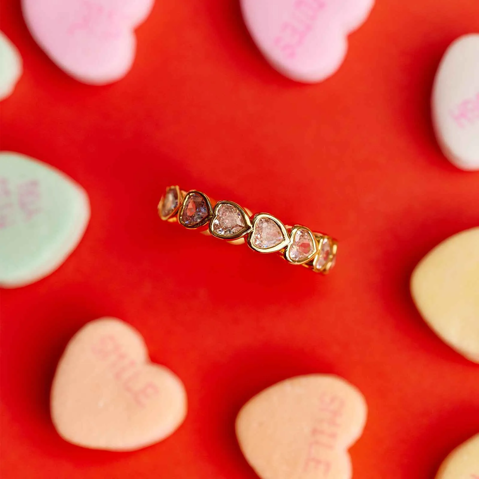 Stone Heart Ring Band sold by Pura Vida product image thumbnail 2