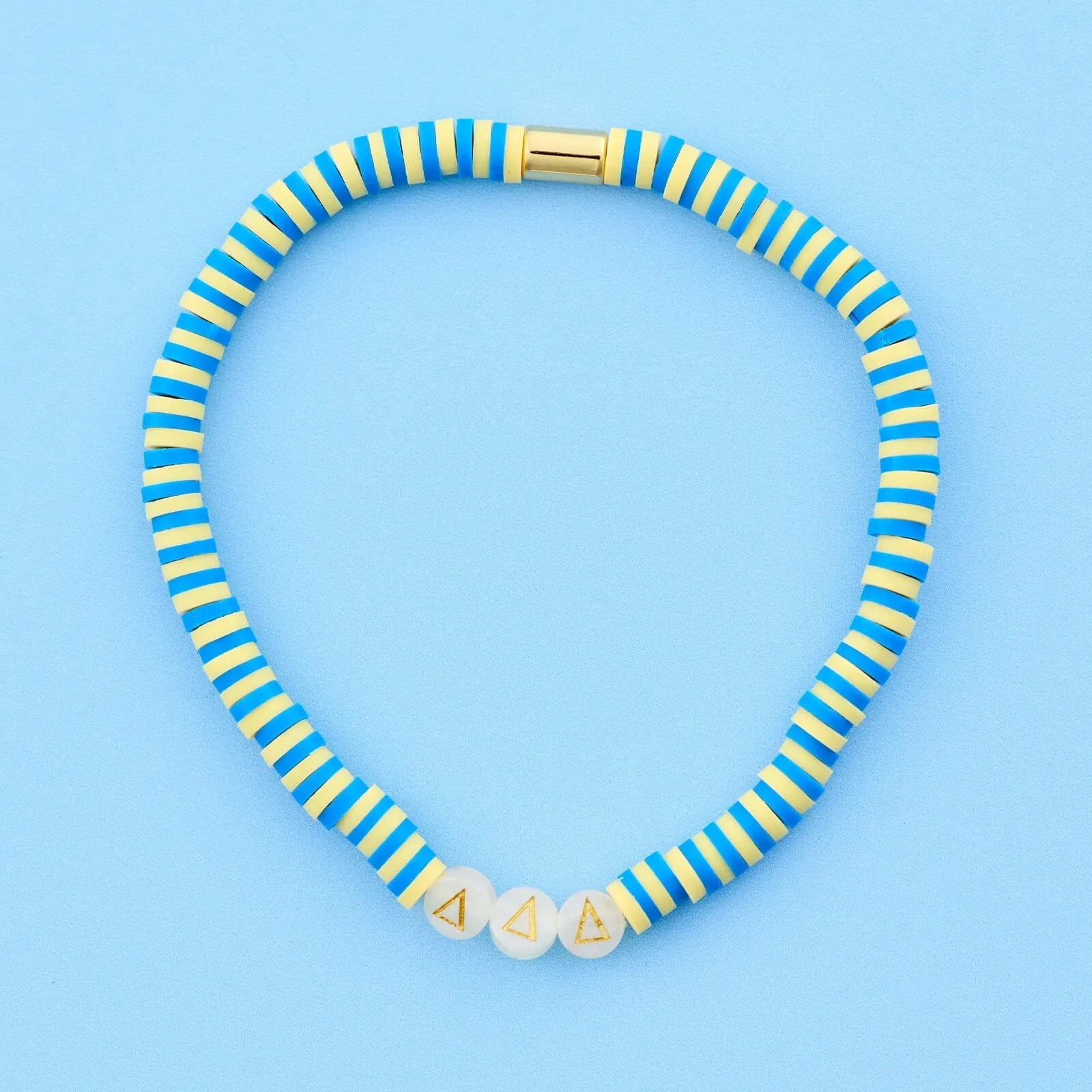 Delta Delta Delta Stretch Bracelet sold by Pura Vida product image thumbnail 3