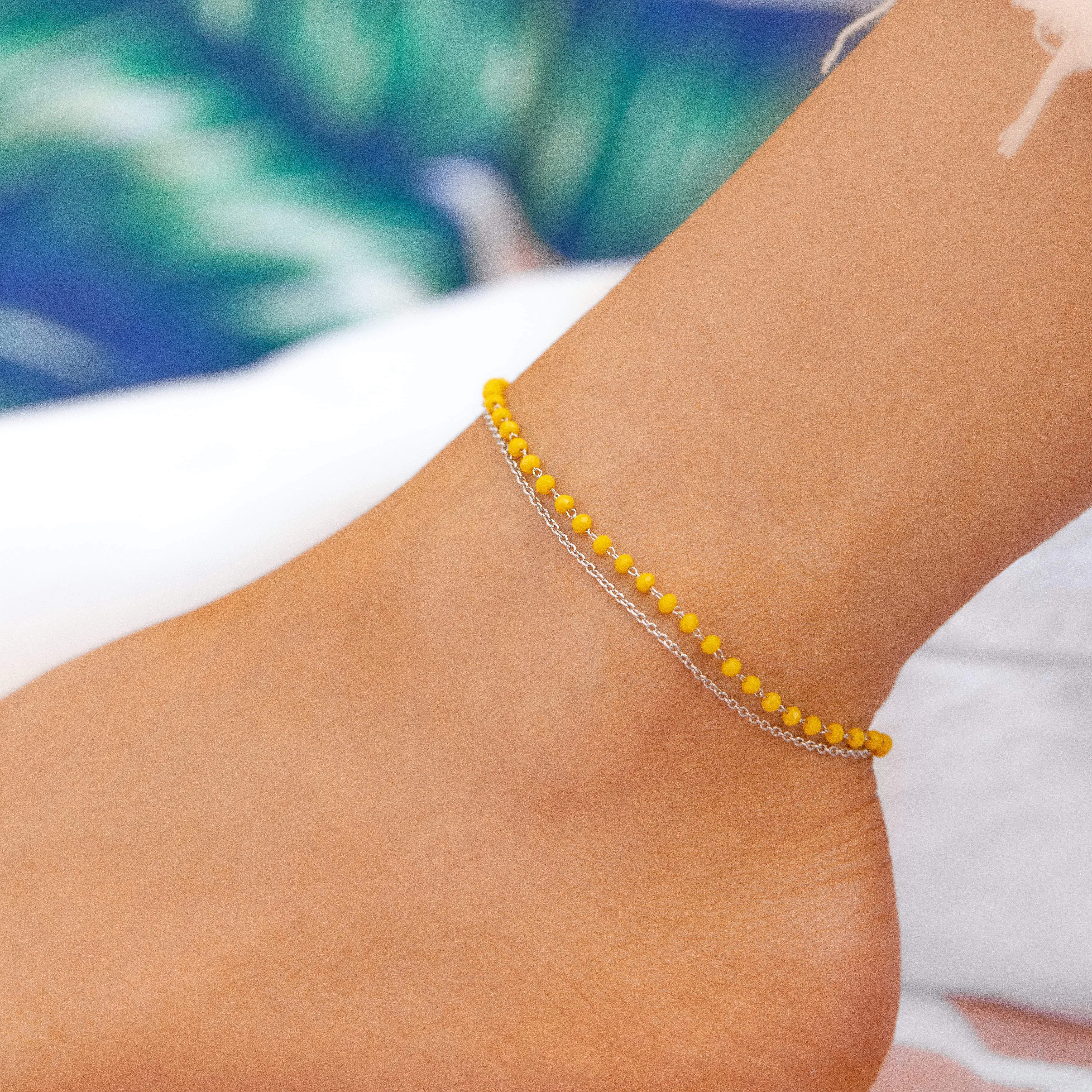 Neon Chain Anklet sold by Pura Vida product image thumbnail 3