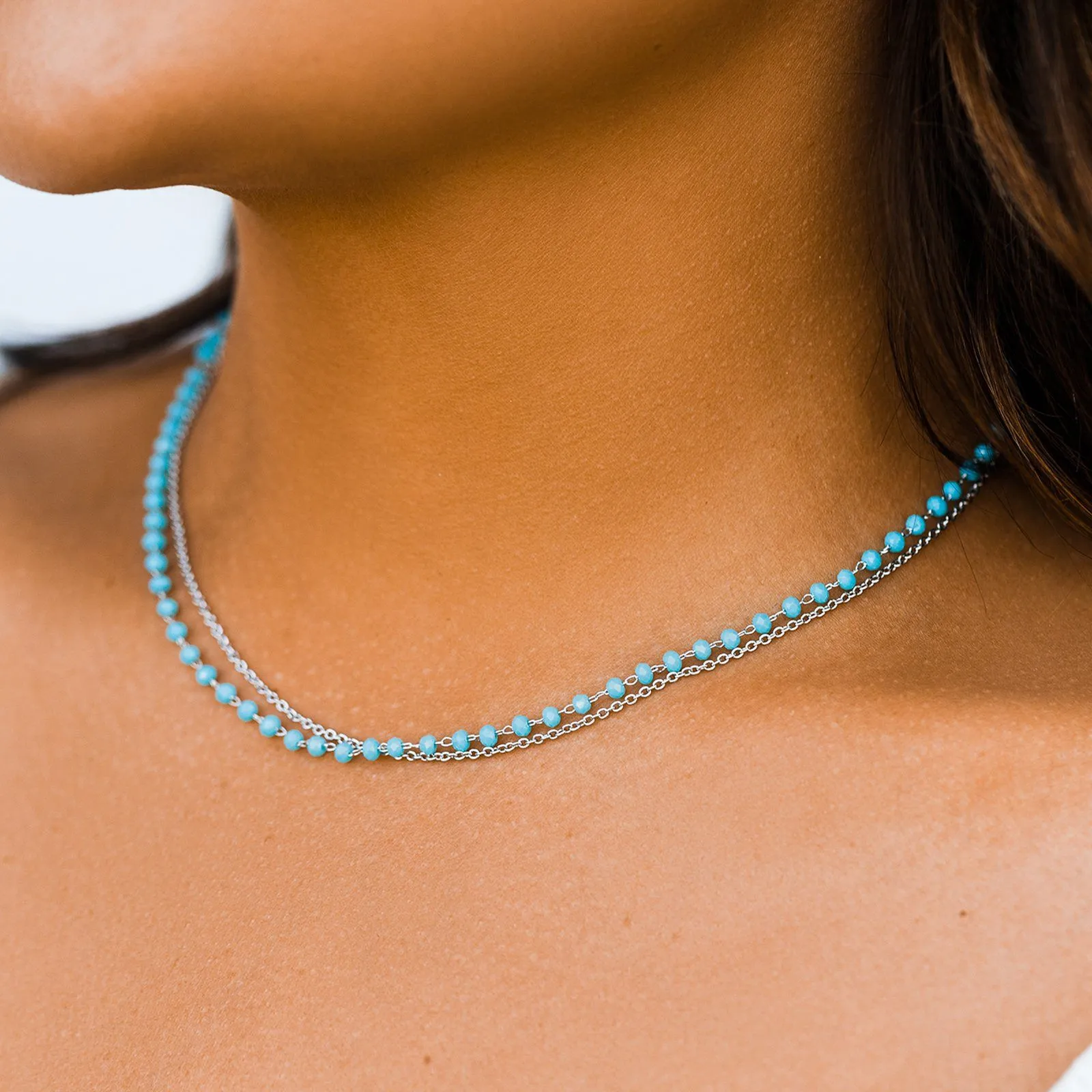 Neon Chain Choker sold by Pura Vida product image thumbnail 4