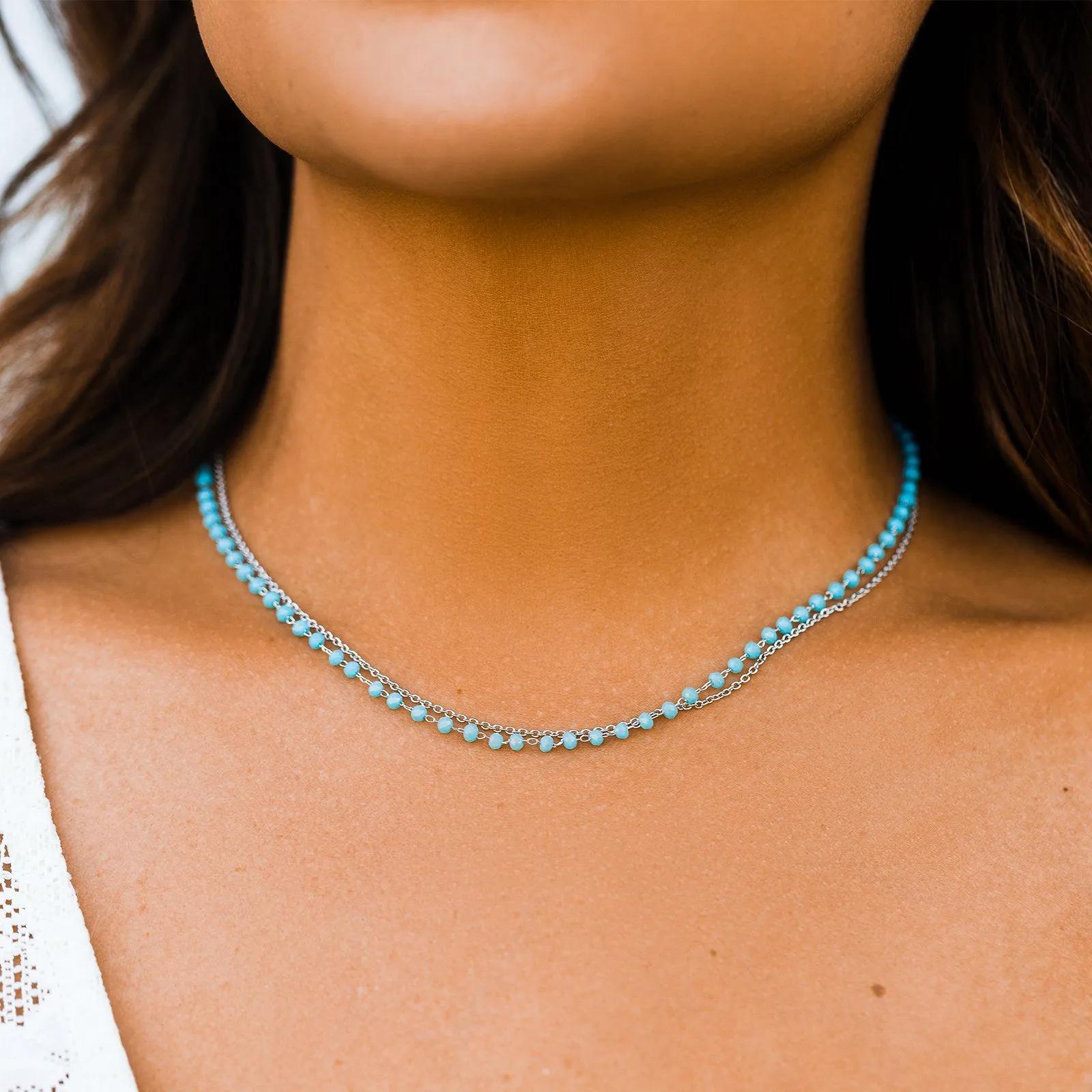 Neon Chain Choker sold by Pura Vida product image thumbnail 3