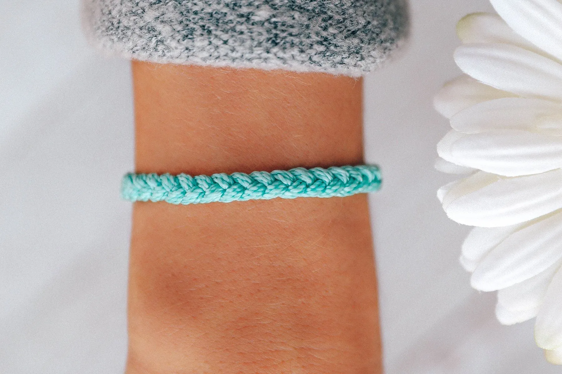 Seafoam Braided Bracelet sold by Pura Vida product image thumbnail 2