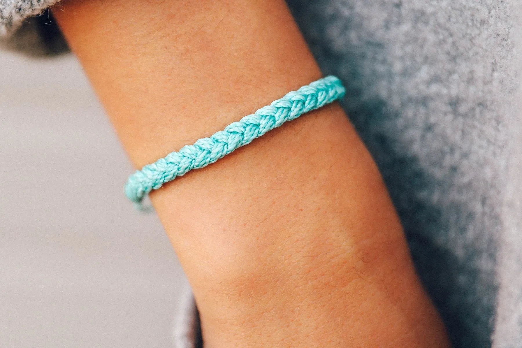 Seafoam Braided Bracelet sold by Pura Vida product image thumbnail 4