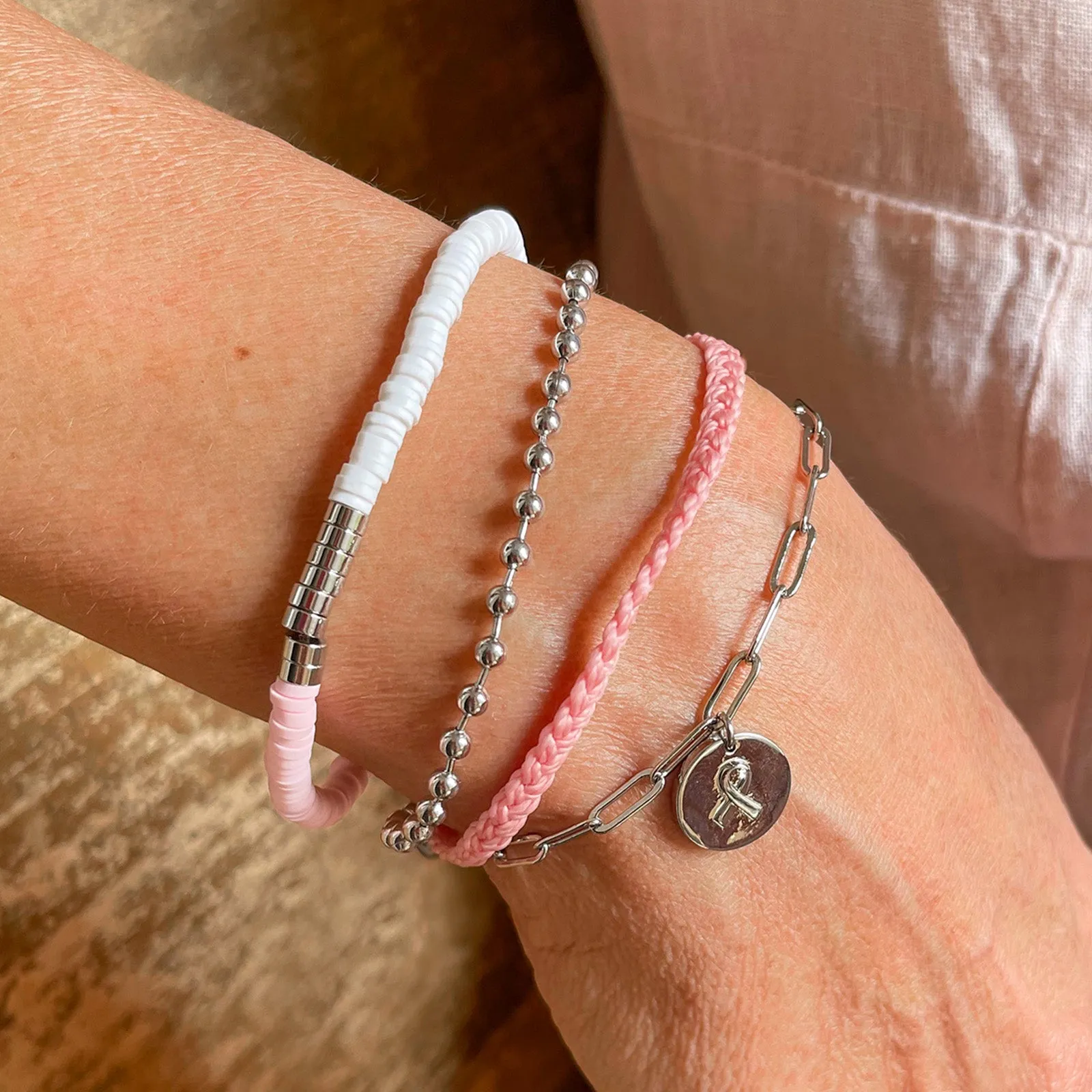 Boarding 4 Breast Cancer Style Pack sold by Pura Vida product image thumbnail 4