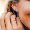 Crystal Wave Earring & Ring Set sold by Pura Vida