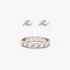 Crystal Wave Earring & Ring Set sold by Pura Vida