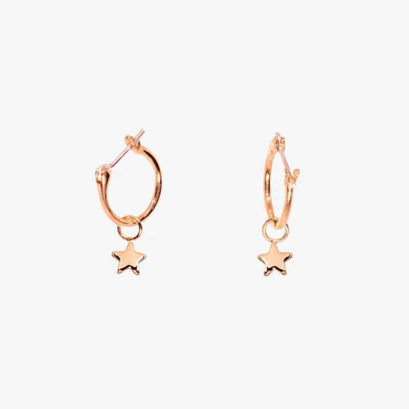 Star Hoop Earrings sold by Pura Vida