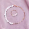 Pearlized 3 Star Ring sold by Pura Vida