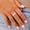 Pearlized 3 Star Ring sold by Pura Vida