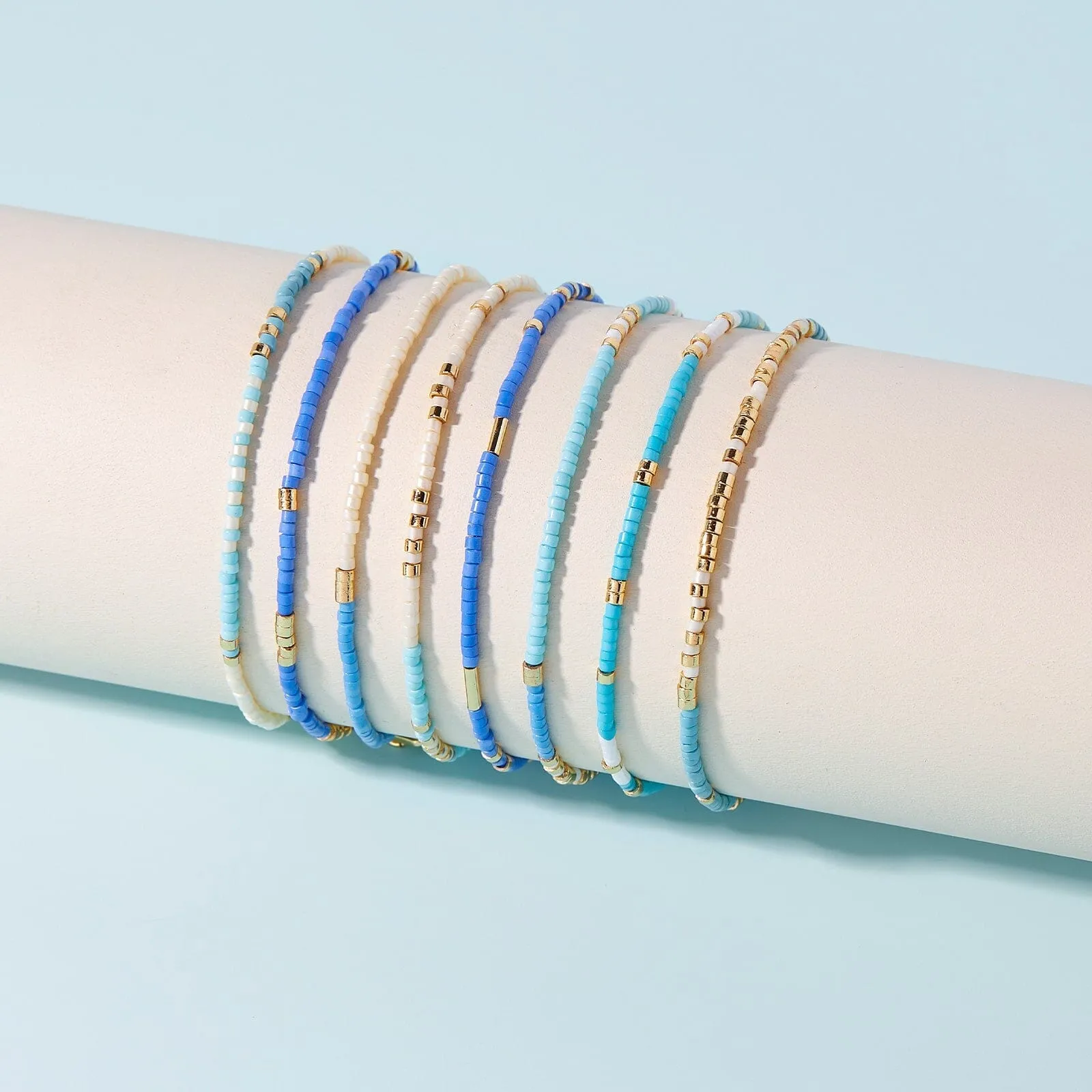 Protect the Sharks Stretch Bracelet Set of 8 sold by Pura Vida product image thumbnail 4