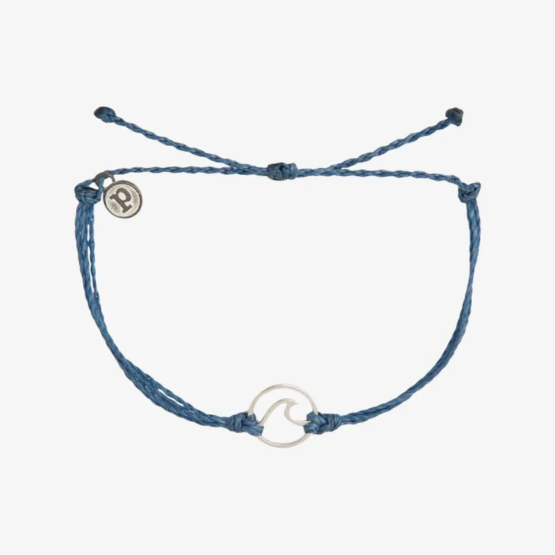 Silver Wave Charm sold by Pura Vida