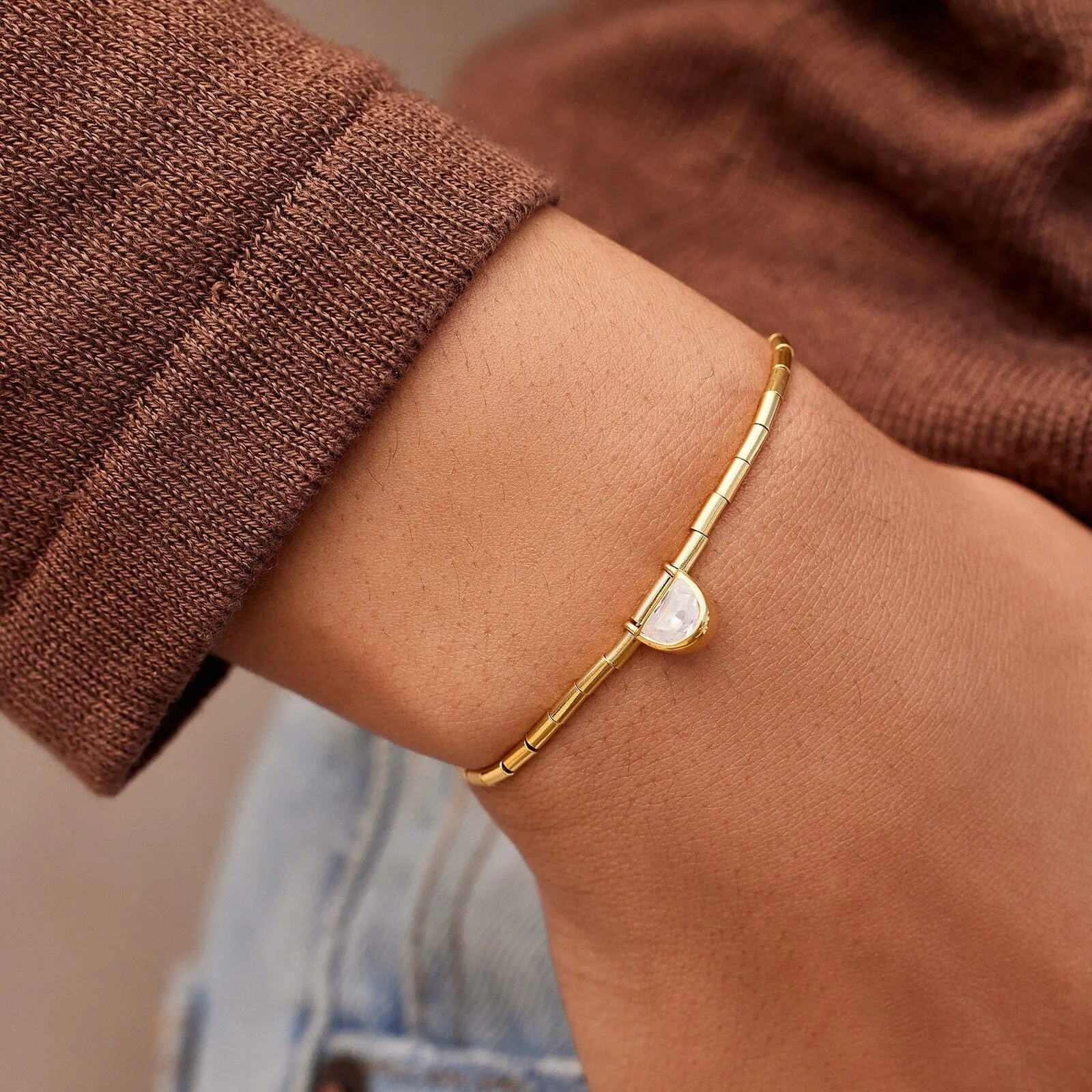 Stone Slider Bracelet sold by Pura Vida product image thumbnail 4