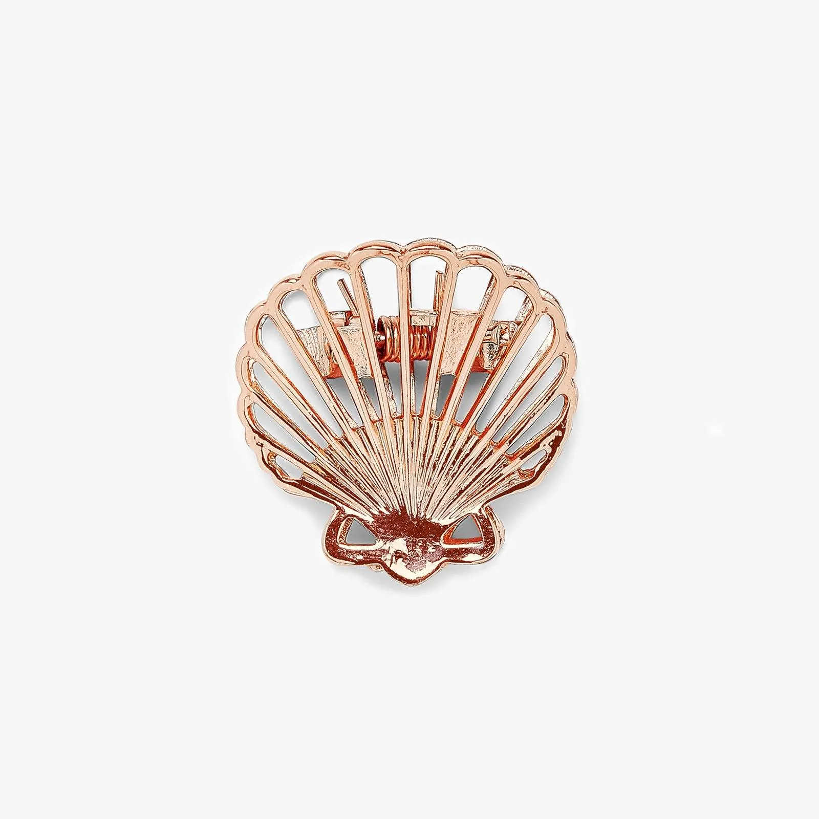 Rose Gold Shell Claw Clip sold by Pura Vida