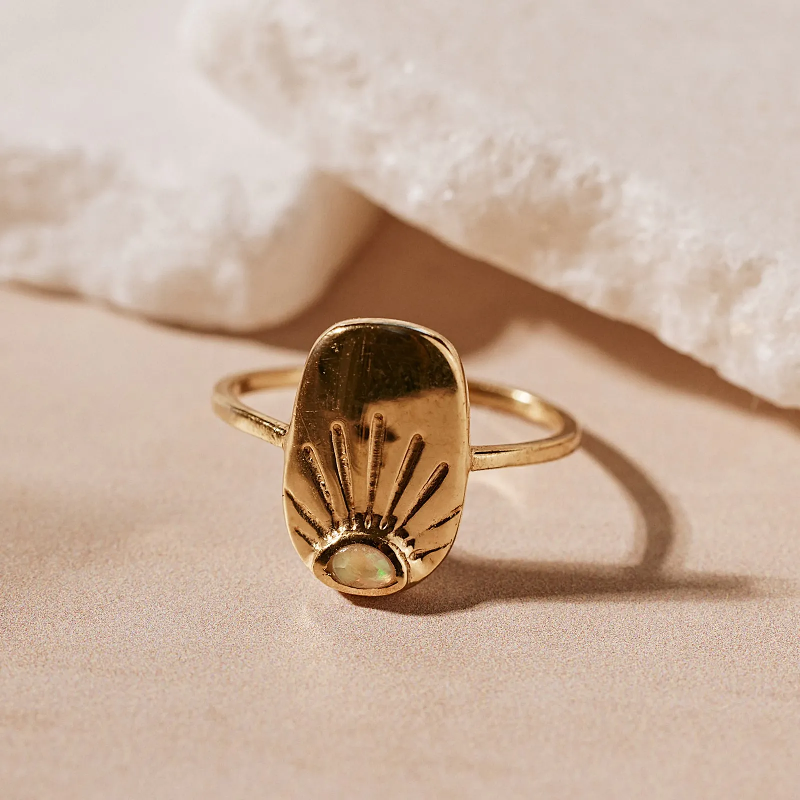 Sunshine Tag Ring sold by Pura Vida