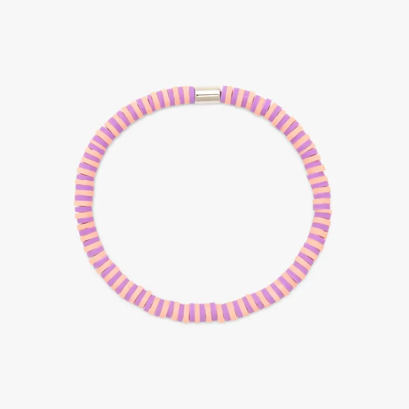 Violet Sunrise Seascape Stretch Bracelet made by Pura Vida