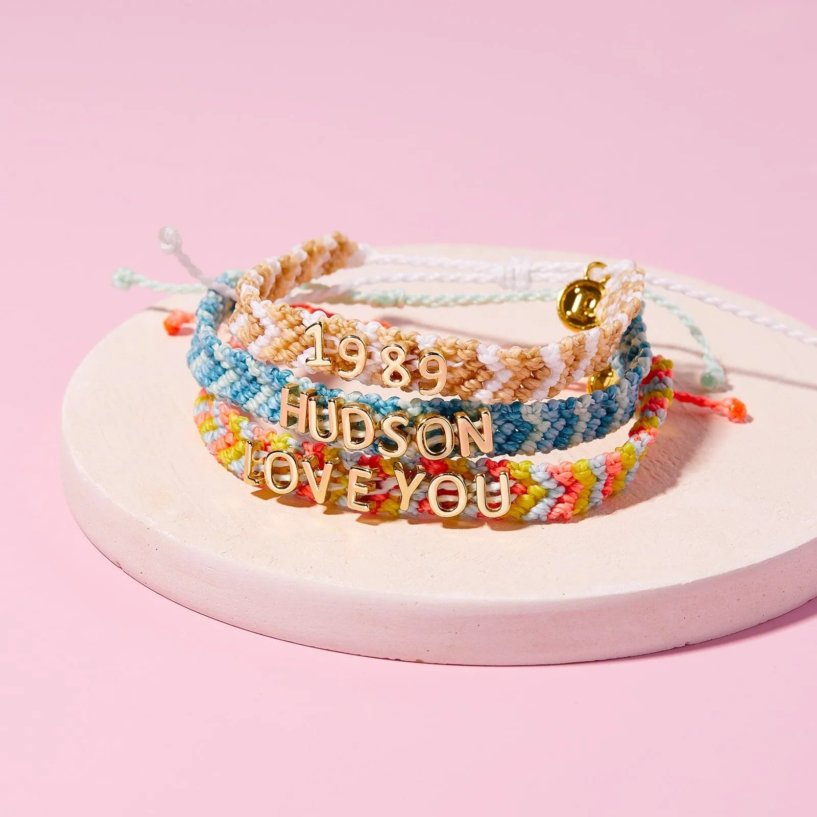 Watermelon Woven Chevron Bracelet sold by Pura Vida product image thumbnail 4