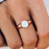 Mother of Pearl Signet Ring sold by Pura Vida