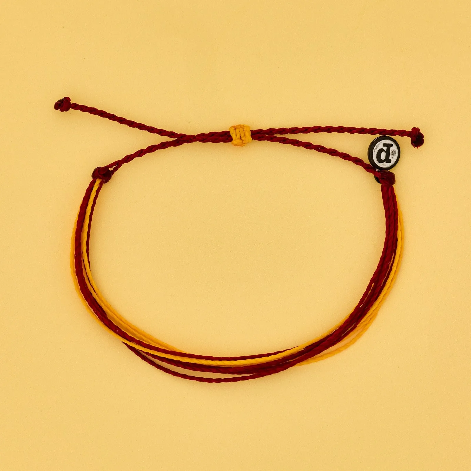 Maroon & Yellow Bracelet sold by Pura Vida product image thumbnail 3