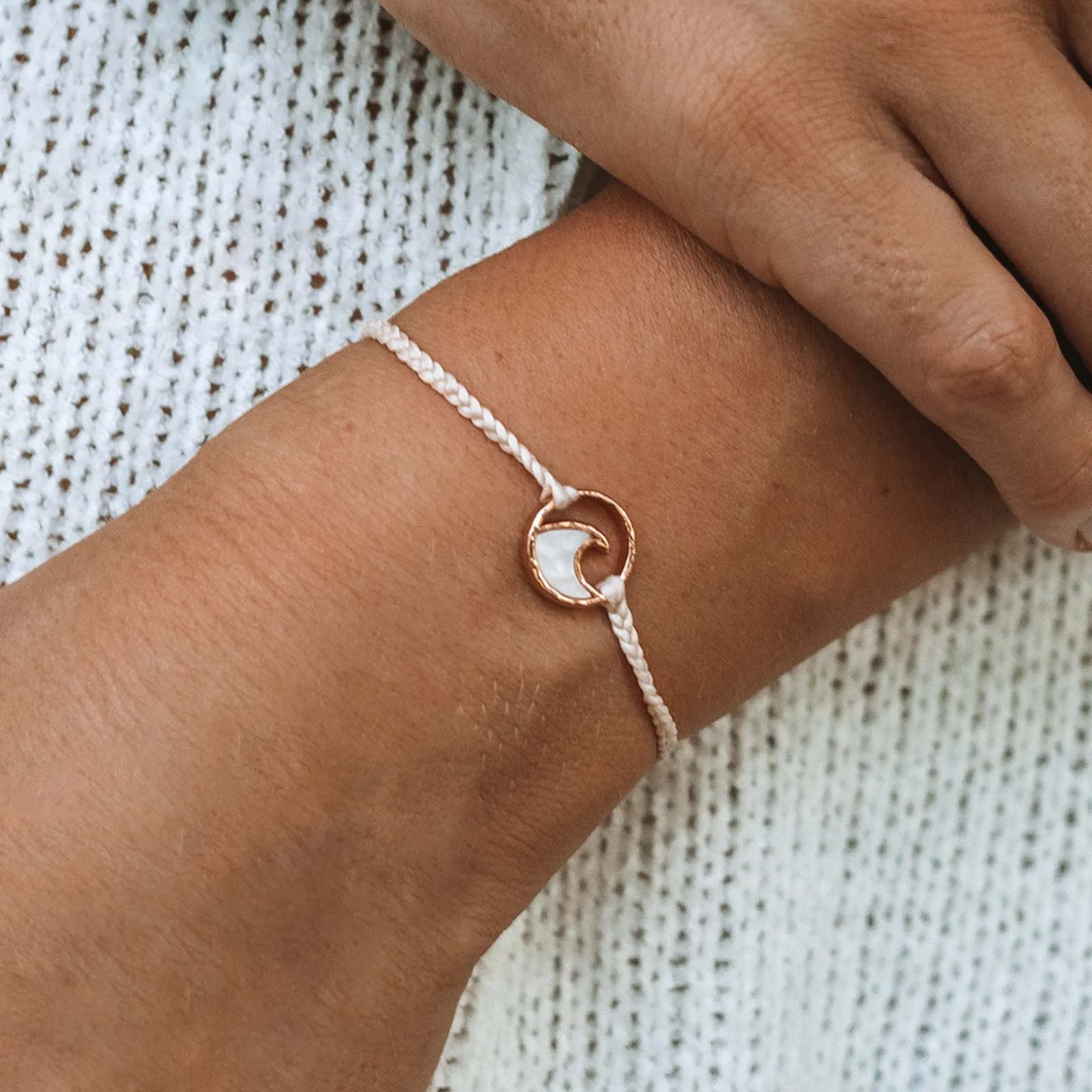 Opaque Resin Wave Charm Bracelet sold by Pura Vida product image thumbnail 3