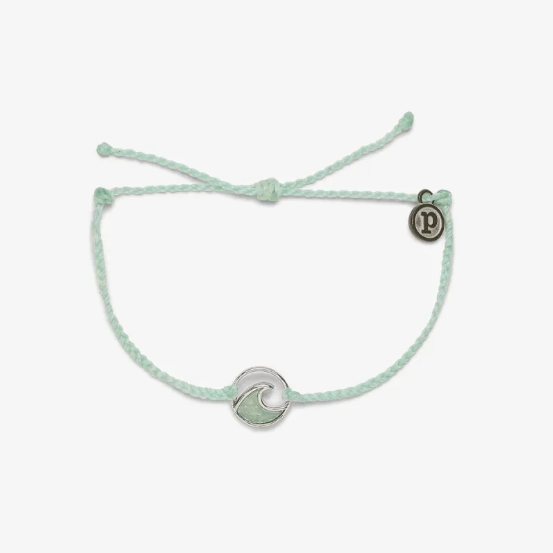 Opaque Resin Wave Charm Bracelet sold by Pura Vida
