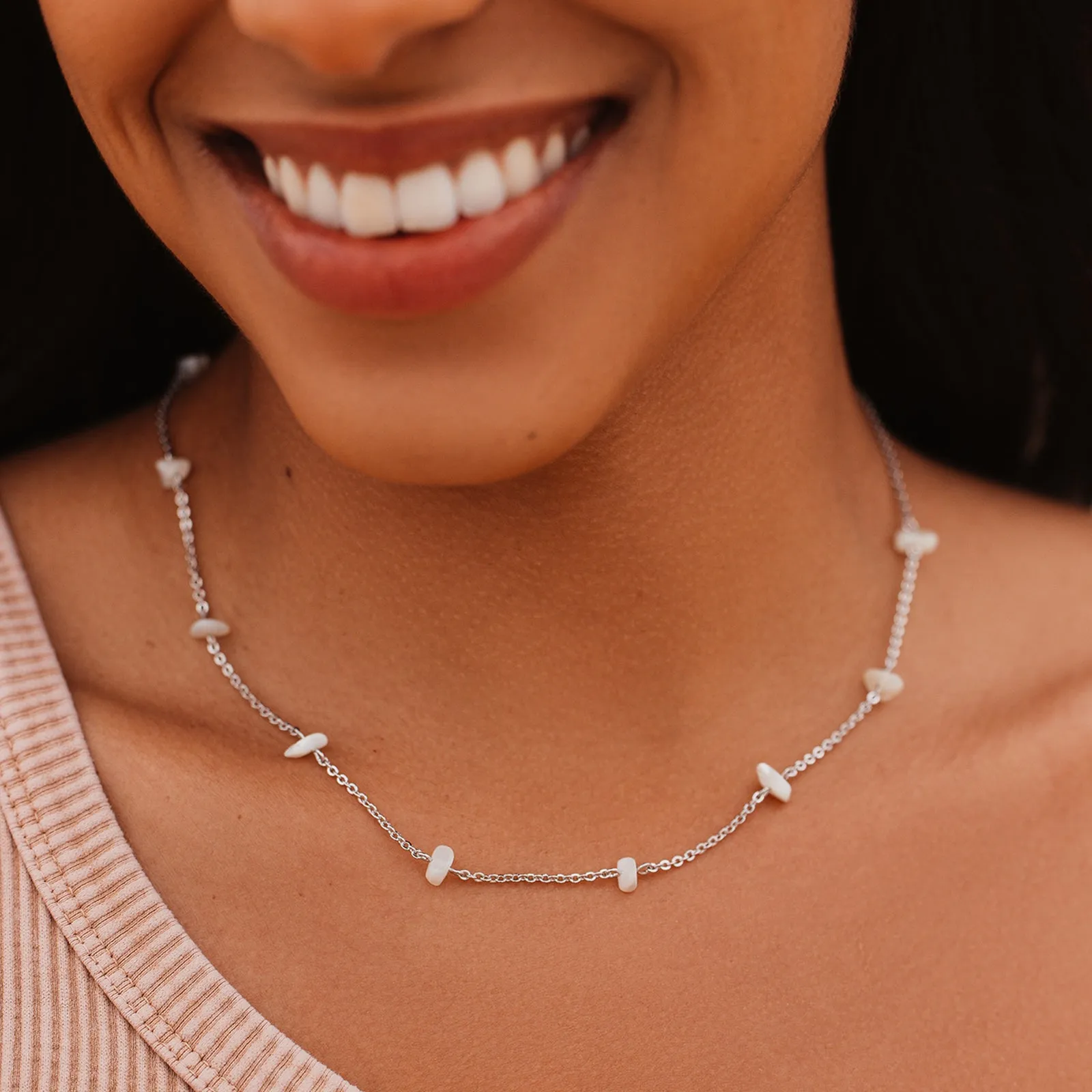 Pearl Chip Choker sold by Pura Vida product image thumbnail 2
