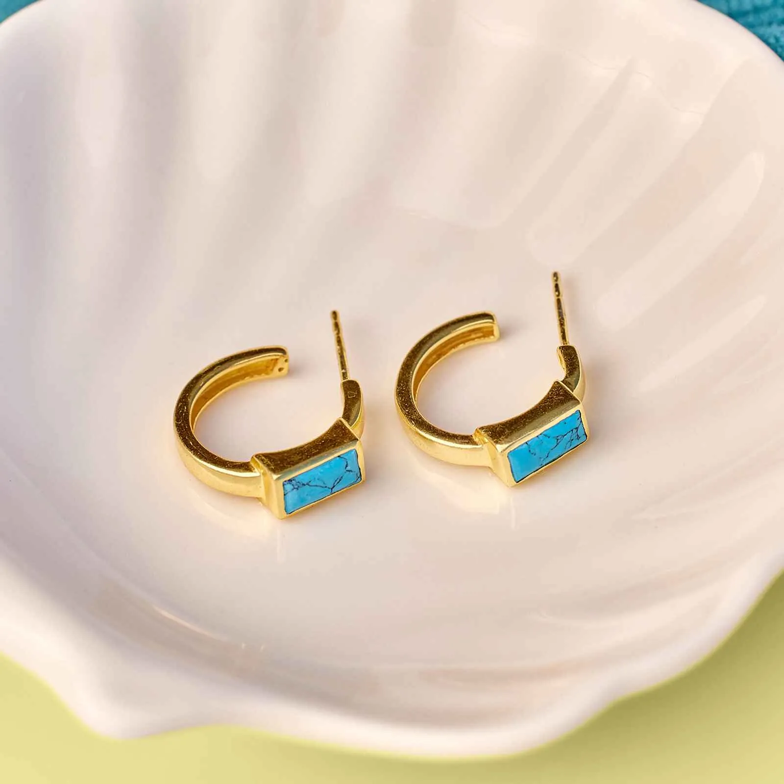 Tulum Hoop Earrings sold by Pura Vida product image thumbnail 5