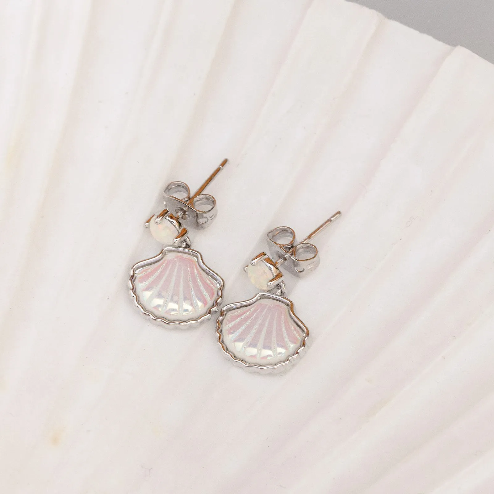 Mermaid Shell Earrings sold by Pura Vida product image thumbnail 3