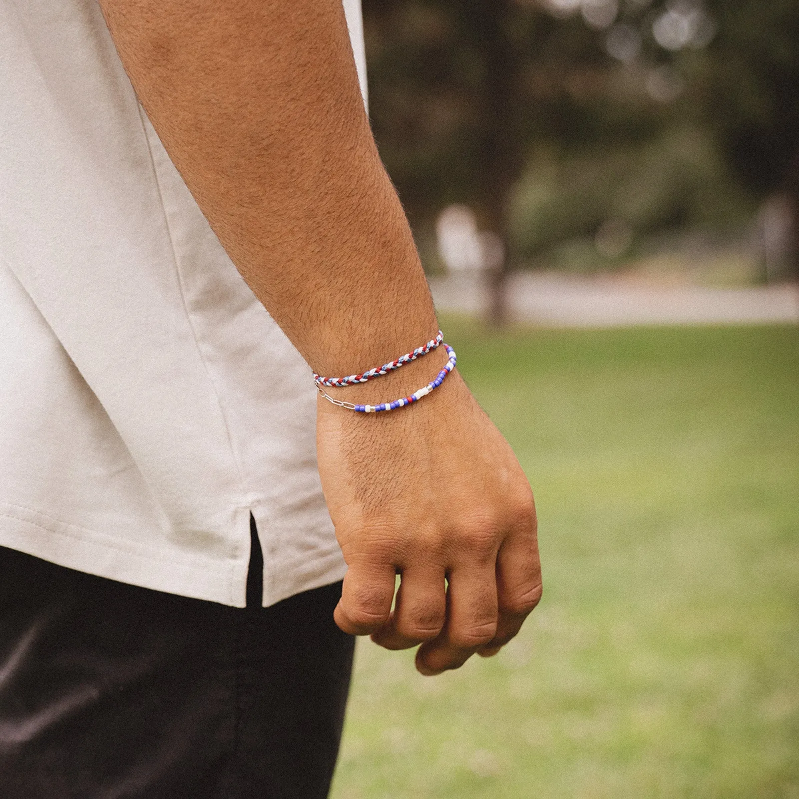 Homes For Our Troops Braided Bracelet sold by Pura Vida product image thumbnail 5