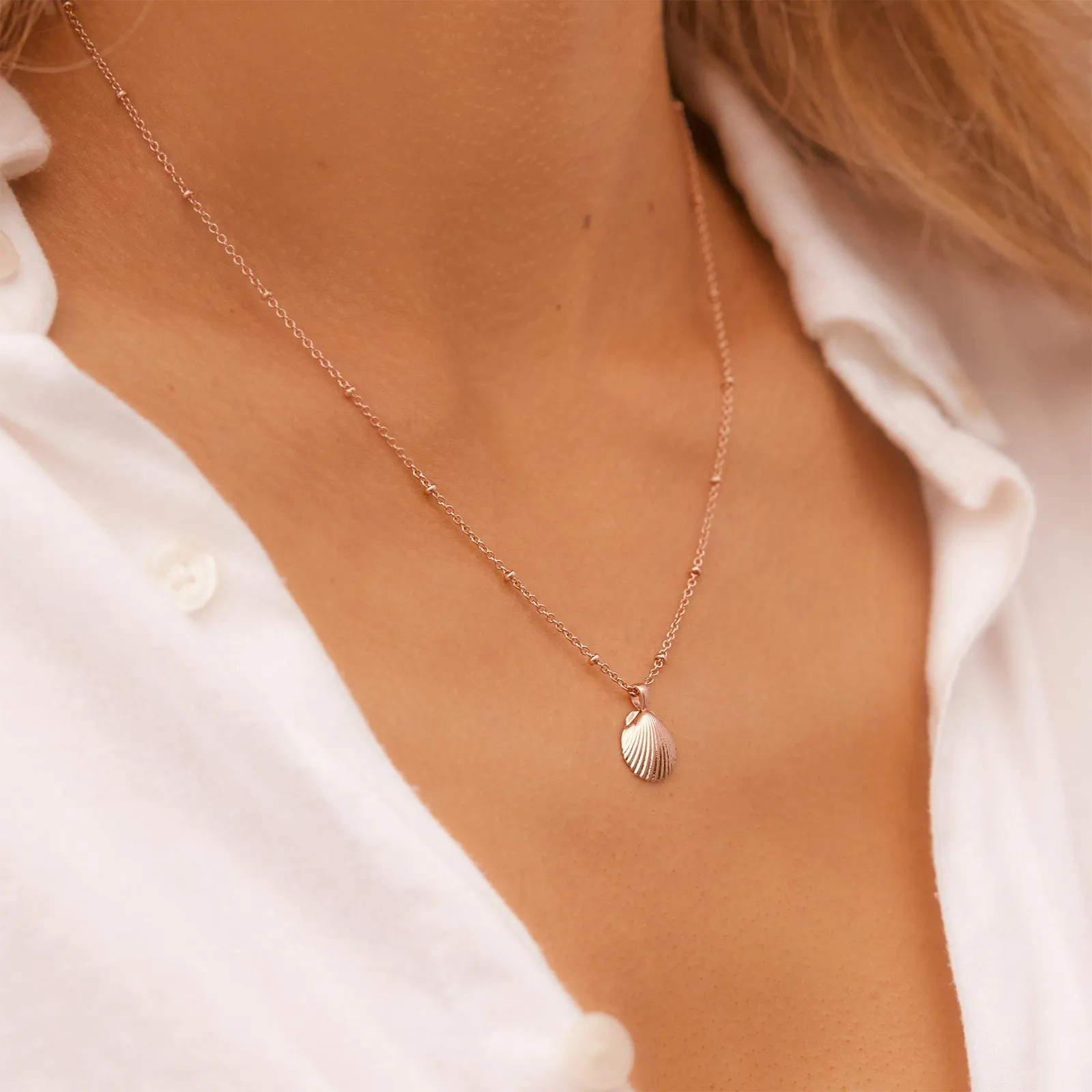 Satellite Shell Pendant Necklace sold by Pura Vida product image thumbnail 3