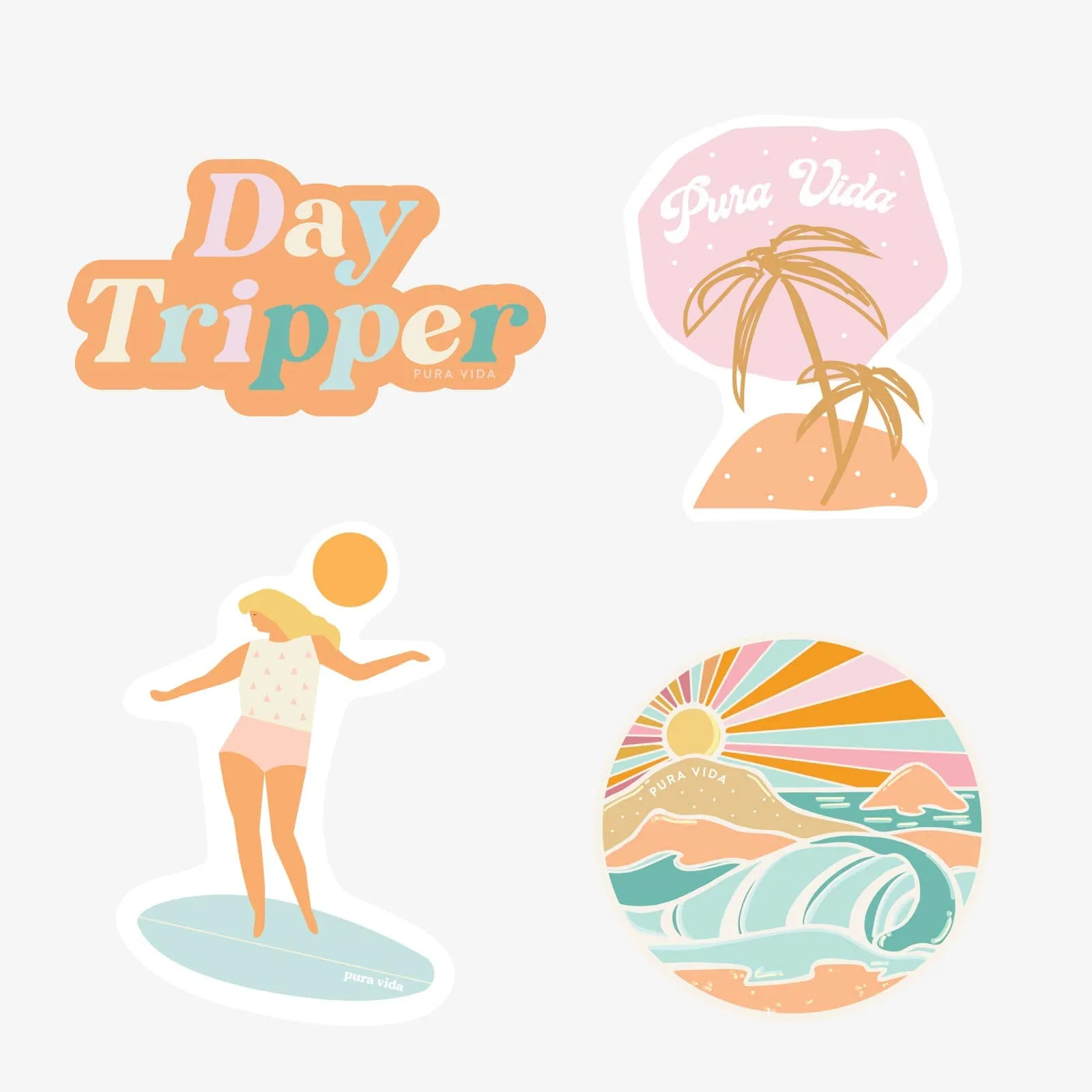 Playa Girl Sticker Pack sold by Pura Vida