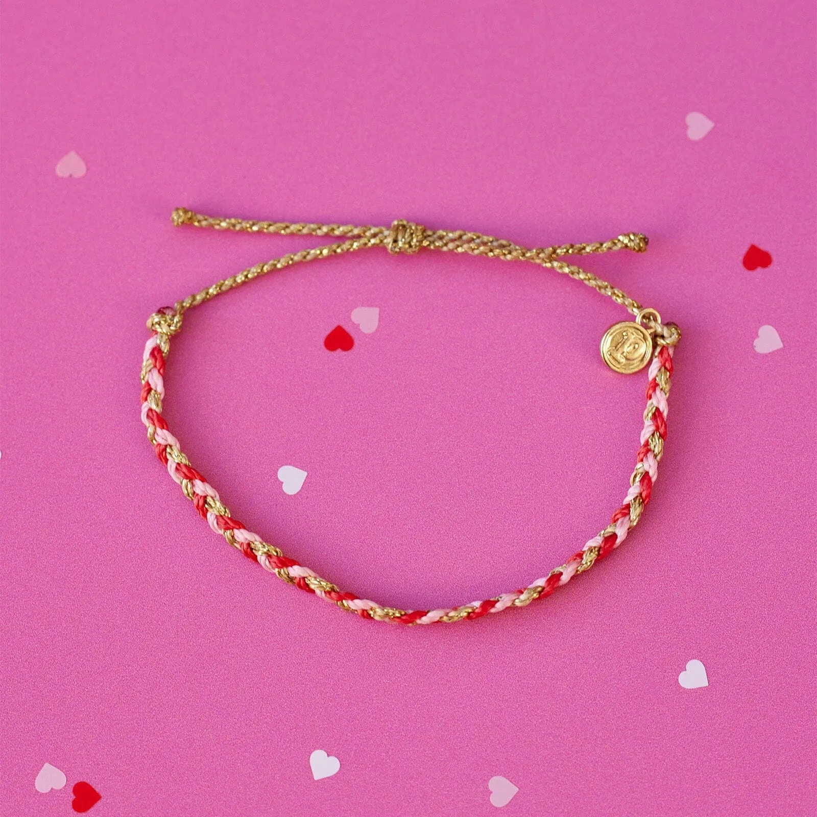 Red Cross XOXO Mixed Mini Braided Bracelet sold by Pura Vida product image thumbnail 2
