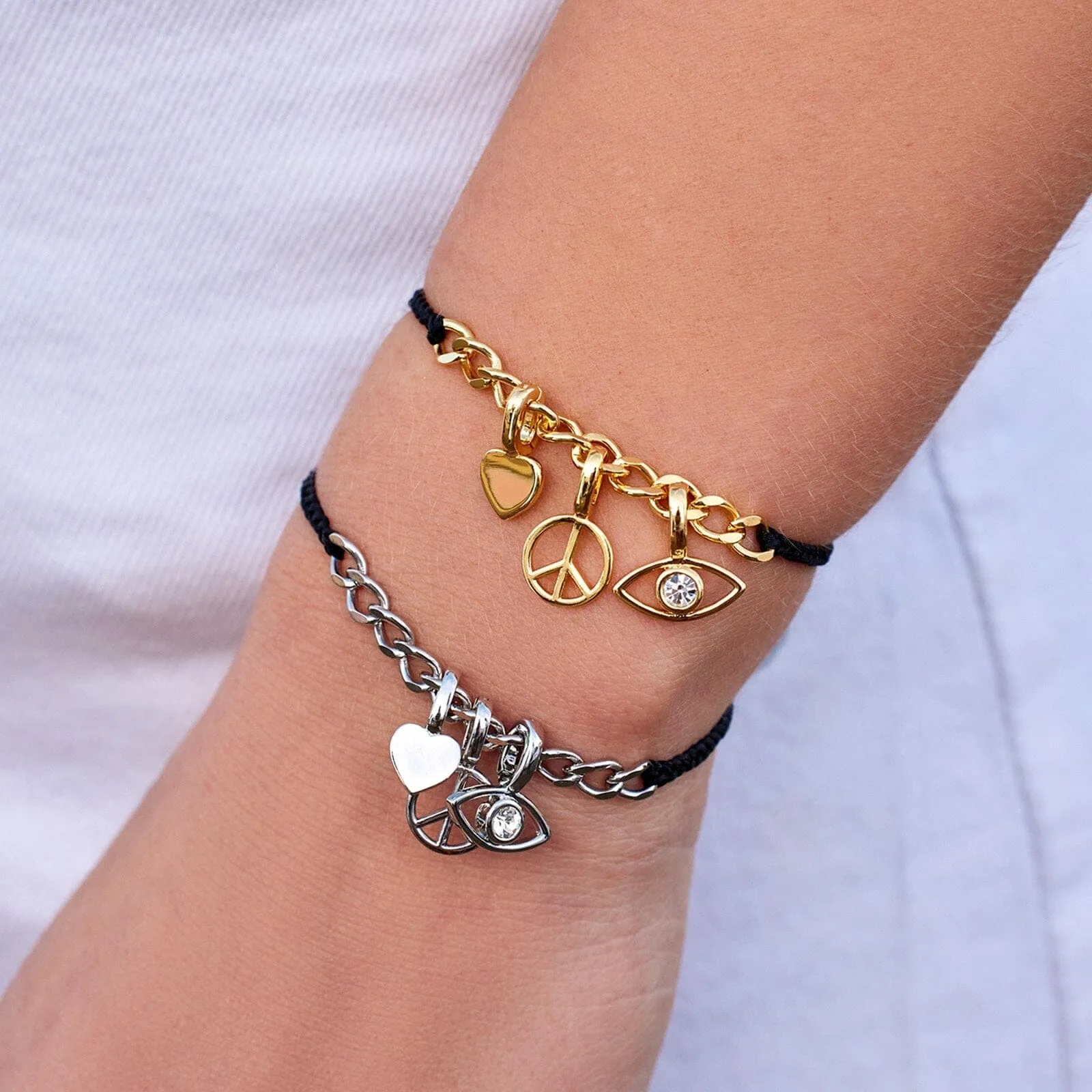 Harper Curb Chain String Bracelet sold by Pura Vida product image thumbnail 4