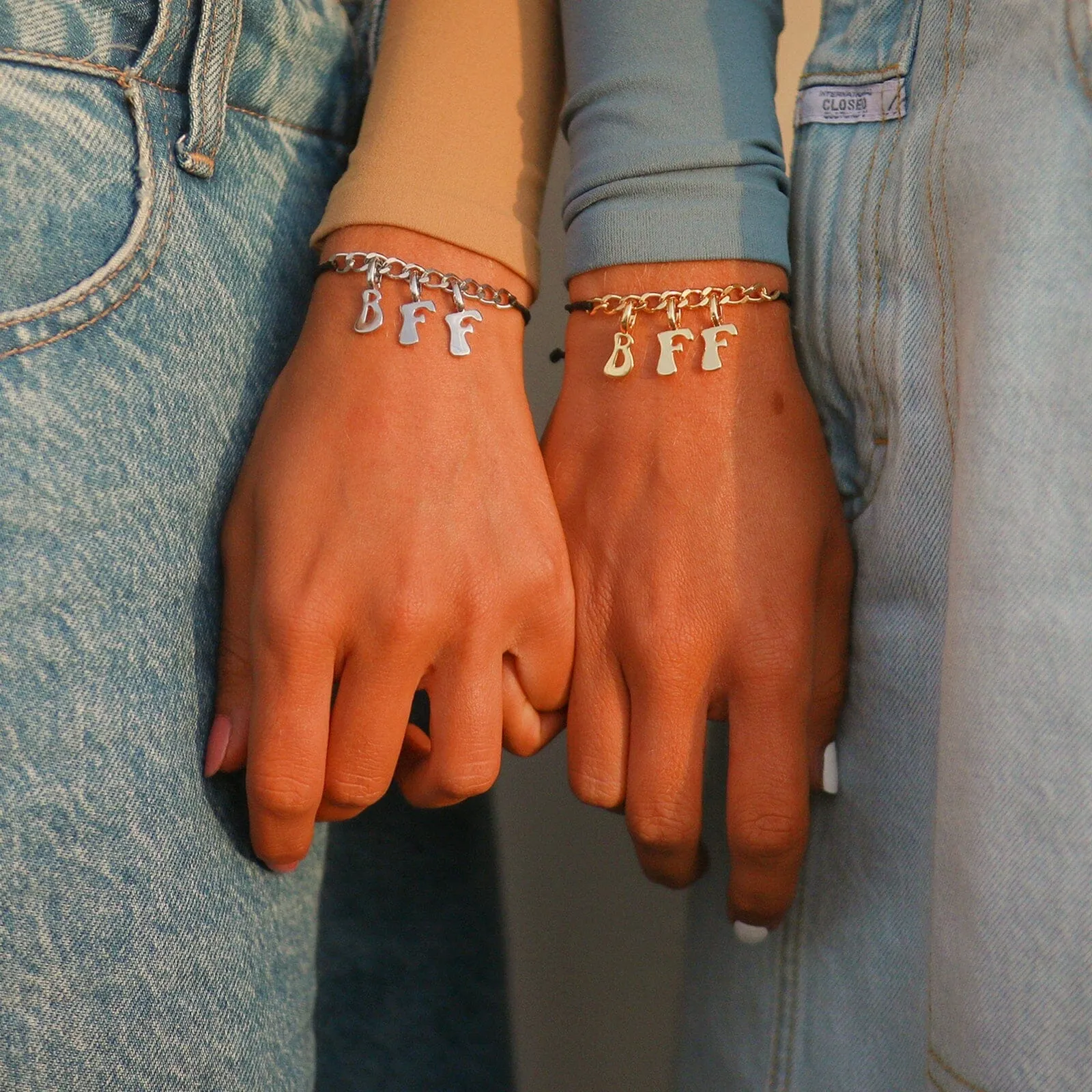 Harper Curb Chain String Bracelet sold by Pura Vida product image thumbnail 3