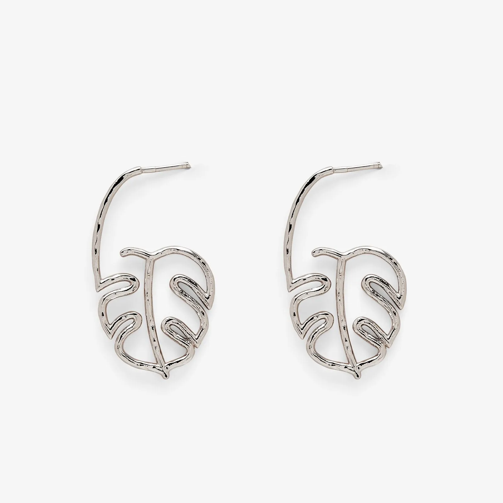 Palm Leaf Hoop Earrings sold by Pura Vida