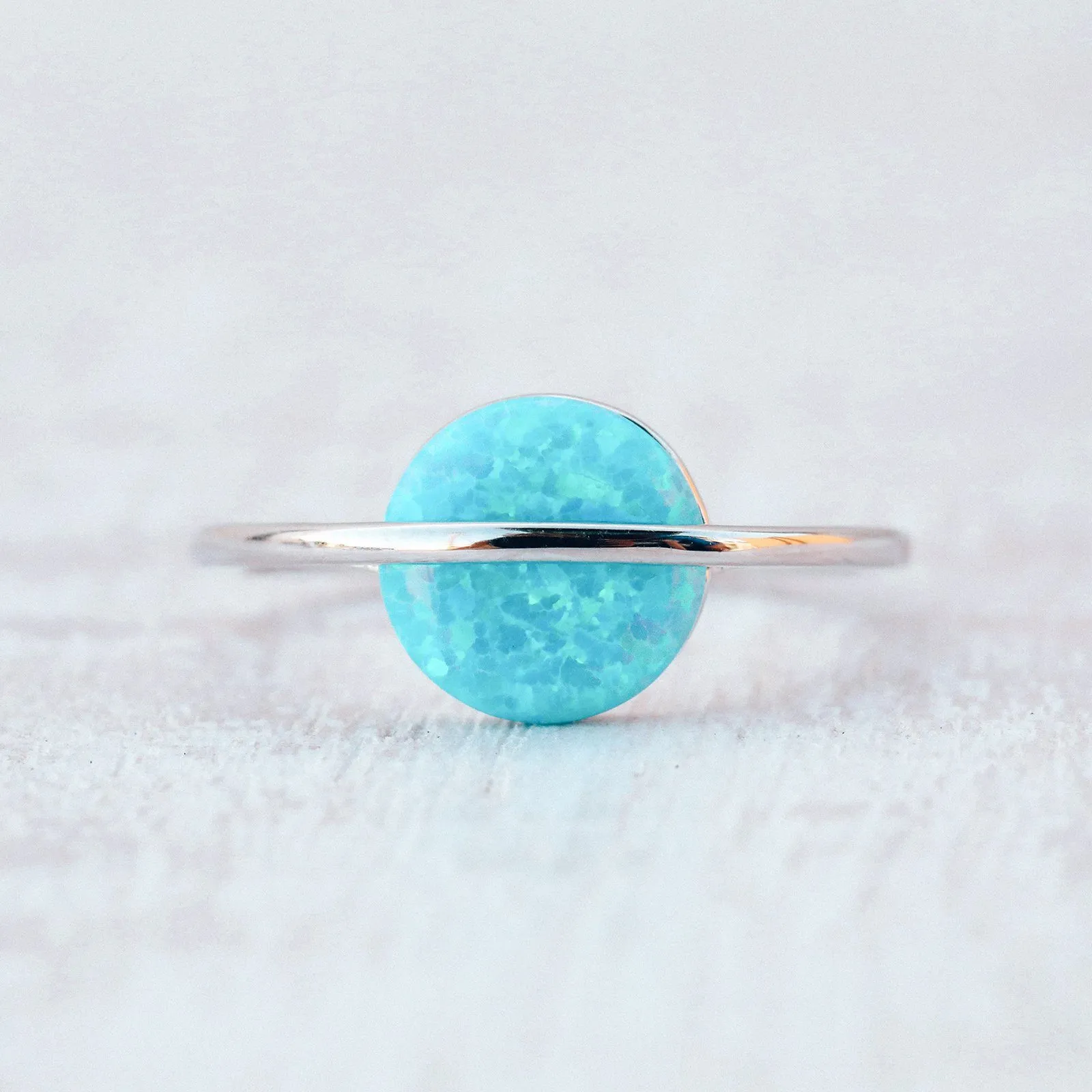 Opal Saturn Ring sold by Pura Vida product image thumbnail 3