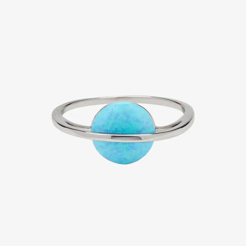 Opal Saturn Ring sold by Pura Vida